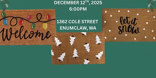 DIY Holiday Doormats