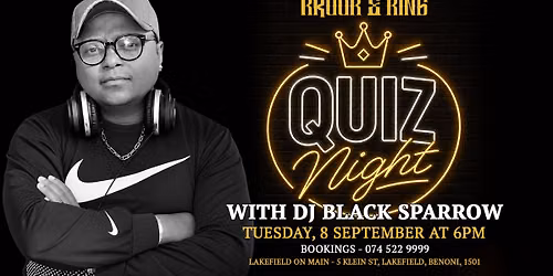 Quiz Night at Krook & King 