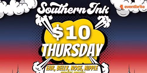 Southern Ink, Atlanta presents: $10 Thursday piercing special!
