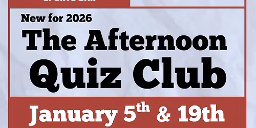 The Afternoon Quiz Club
