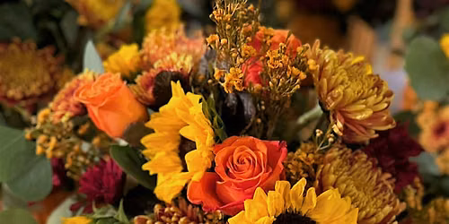 Pumpkin Floral Workshop at Newport Marriott Hotel & Spa