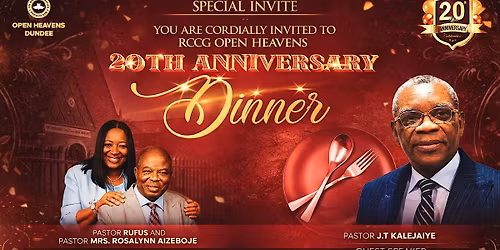 OHD 20th Church Anniversary- Dinner & Fundraising Event