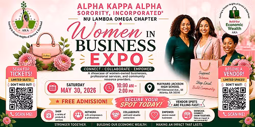 Nu Lambda Omega Chapter's Women in Business Expo