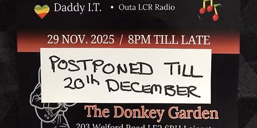THE DONKEY GARDEN LOVERS ROCK NIGHT