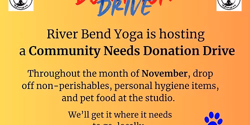 A Community Needs Donation Drive