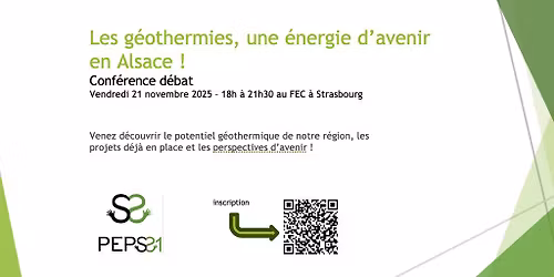 Les G\u00e9othermies, des \u00e9nergies d'avenir en Alsace ?
