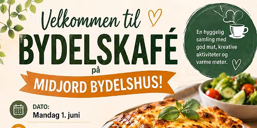 Bydelskafe p\u00e5 Midjord bydelshus 