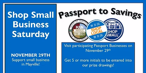 Small Business Saturday Passport to Savings 