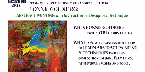 Bonnie Goldberg Abstract Painting Class