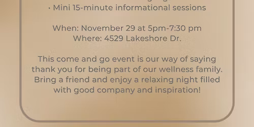 A Night Of Gratitude & Gathering 