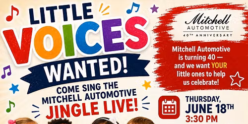 Calling all kiddos! Little Voices Wanted