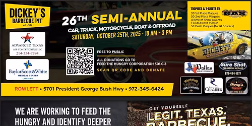 26th Semi-Annual Car Truck Motorcycle Boat and Offroad Show n Shine