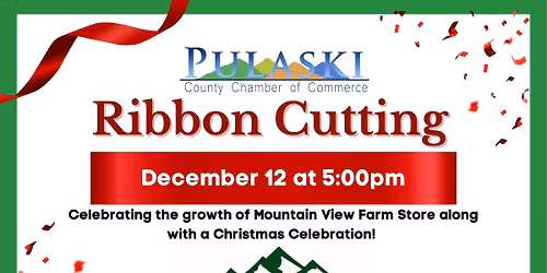 Ribbon Cutting: Mountain View Farm Store