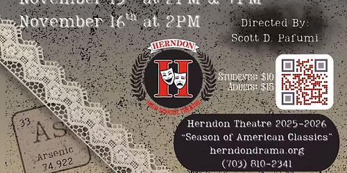 HHS Theatre Presents - Arsenic & Old Lace