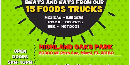 Food Trucks Thursdays Highland Oaks Park