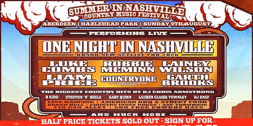 Summer In Nashville - Aberdeen 2026