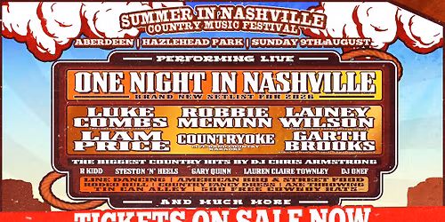 Summer In Nashville - Aberdeen 2026