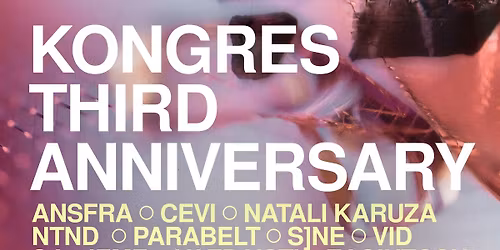 Kongres Kolektiv 3rd anniversary open air at The Garden Brewery Zagreb \/ April 11th, 2026.