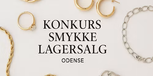 \ud83d\udc8d\u2728K\u00c6MPE KONKURS SMYKKE SALG I Odense\u2728\ud83d\udc8d