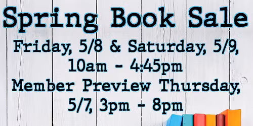 Spring Book & Media Sale
