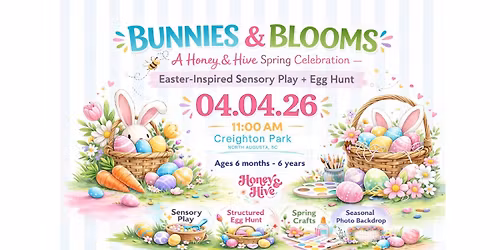 Bunnies & Blooms: A Honey & Hive Spring Celebration + Egg Hunt at Creighton Park 