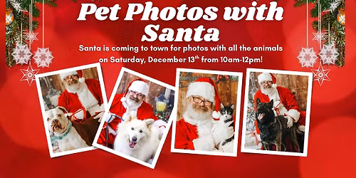 Pet Photos with Santa 2025