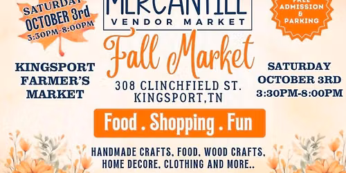 MERCANTILE VENDOR MARKET Fall Market