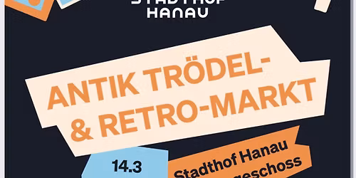 Antikmarkt Tr\u00f6del Retro Markt Flohmarkt im Stadthof Hanau