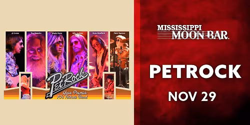 PetRock @ Mississippi Moon Bar