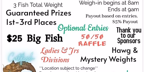 Lake Sinclair Catfish Tournament 