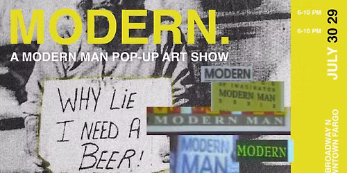 MODERN. A Modern Man Pop-Up Show