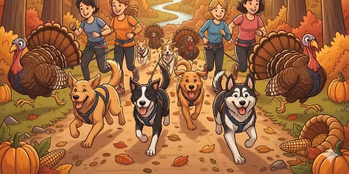 Thanksgiving Morning dog-powered meetup