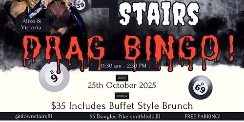The DownStairs Drag Bingo: Spooky Brunch Bash