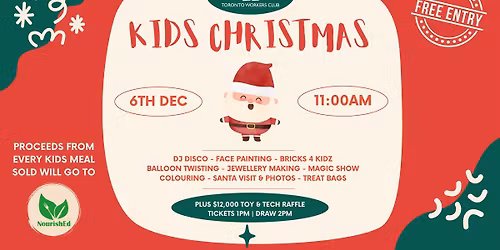🎅🏼 Toronto Workers Kids Christmas | FREE