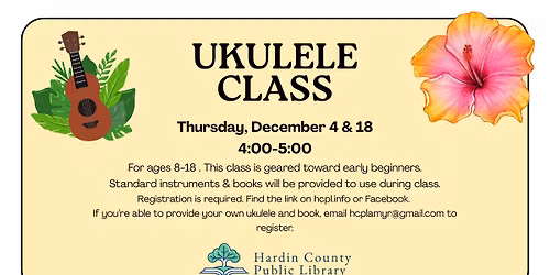 Ukulele Class - Beginner