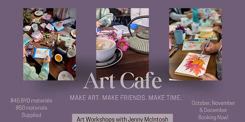 Saturday Art Cafe with Jen @ Peckish on the Park - November Special Event
