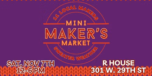 Mini Maker\u2019s Market \u2013 Sweater Weather