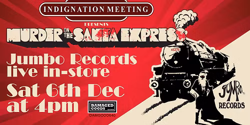 Indignation Meeting live in-store at Jumbo Records, Leeds