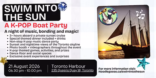 Swim into the Sun: A K-Pop Boat Party & Dinner Cruise
