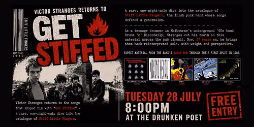 GET STIFFED! Stiff Little Fingers SONGWRITER SERIES (Victor Stranges solo)