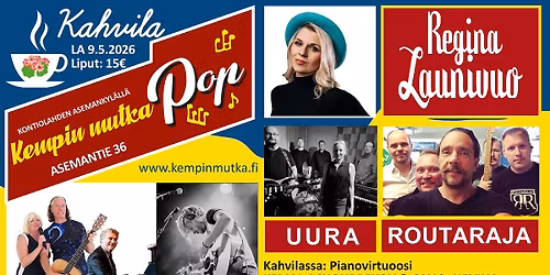 Kempin mutka Pop - viiden t\u00e4hden liveilta Asemankyl\u00e4ll\u00e4