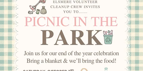 Elsmere Volunteer Cleanup Picnic in the Park Free Event 