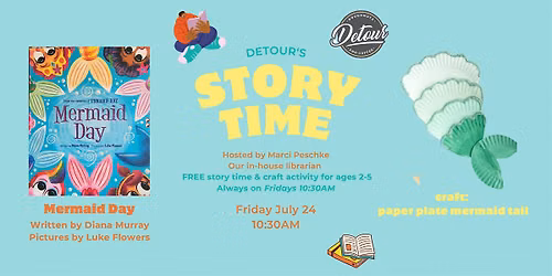 Detour Doughnuts Story Time- Mermaid Day
