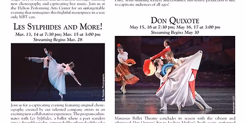 Manassas Ballet - Don Quixote at Hylton Performing Arts Center - Merchant Hall