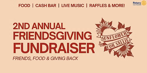 Sunflowers for Sallie: 2nd Annual Friendsgiving Fundraiser