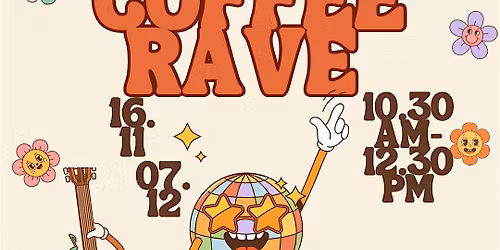 All ages coffee rave sober dance