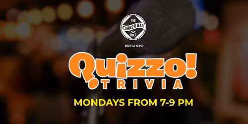Monday Quizzo Trivia @ Corner Bar & Grill Fenton || 7 PM