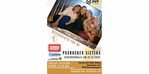 Weihnocht\u2019n f\u00fcr mi \u2013 Poxrucker Sisters live