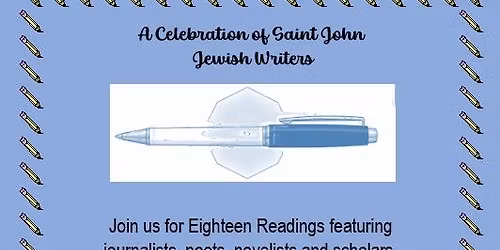 A Celebration of Saint John Jewish Writers