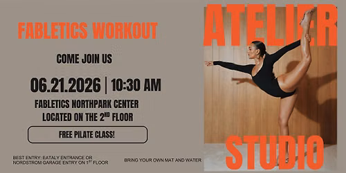 FABLETICS X ATELIER STUDIO WORKOUT